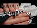 Black & White Chic Live Nail Art Tutorial.