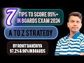 7 Tips to become topper in 10th class 🔥।। A to Z strategy।। 2024-25