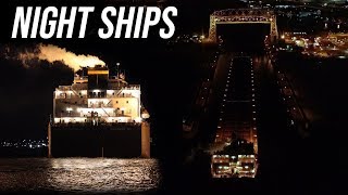 Biggest Ships on the Great Lakes entering Duluth. (4K)