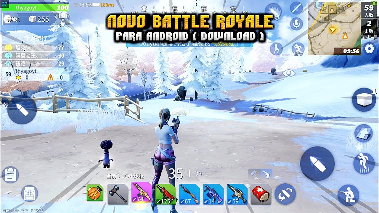 SAIU!! NOVO BATTLE ROYALE ANDROID ( FORTRESS FRONTLINE ) BUILDTOPIA