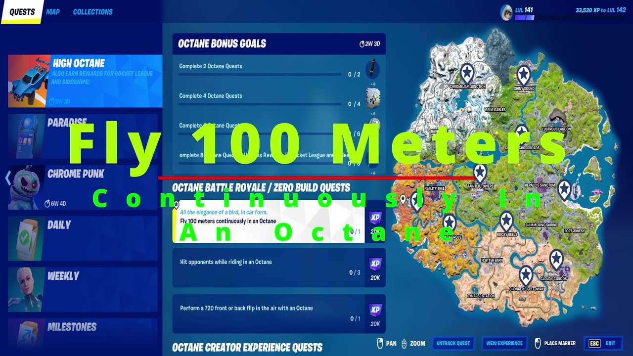 Fly 100 Meters Continuously in an OCTANE