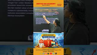 Union Budget Fiscal Measures | Abhyas IAS Academy