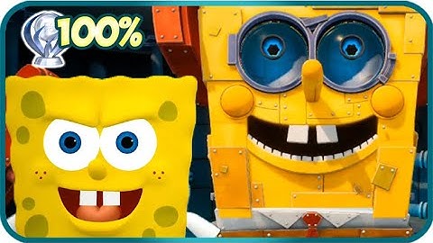 SpongeBob Battle for Bikini Bottom Rehydrated 100% Walkthrough Part 13 (PS4) Final Boss + Ending
