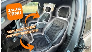 Temu Car Seat Covers Installation & Honest Review – Are They Worth It?