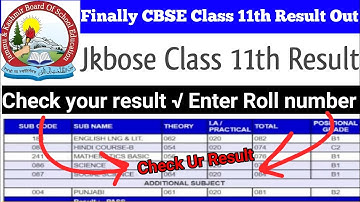 Finally Jkbose class 11th Result Out 2023 | Hardzone & Softzone Check your result