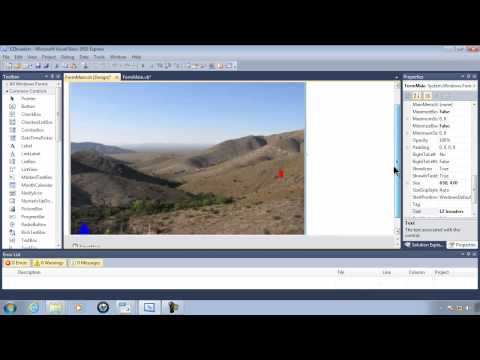 Visual Basic 2010 Express Tutorial 45 Double Buffering And Backgrounds EZInvaders Part 14