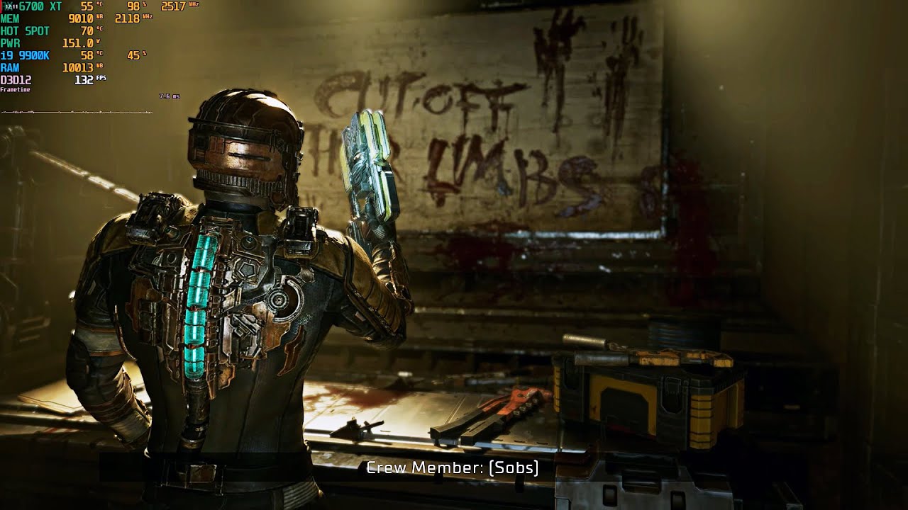 Dead Space Remake - RX 6700 XT | Так я еще не пугался!