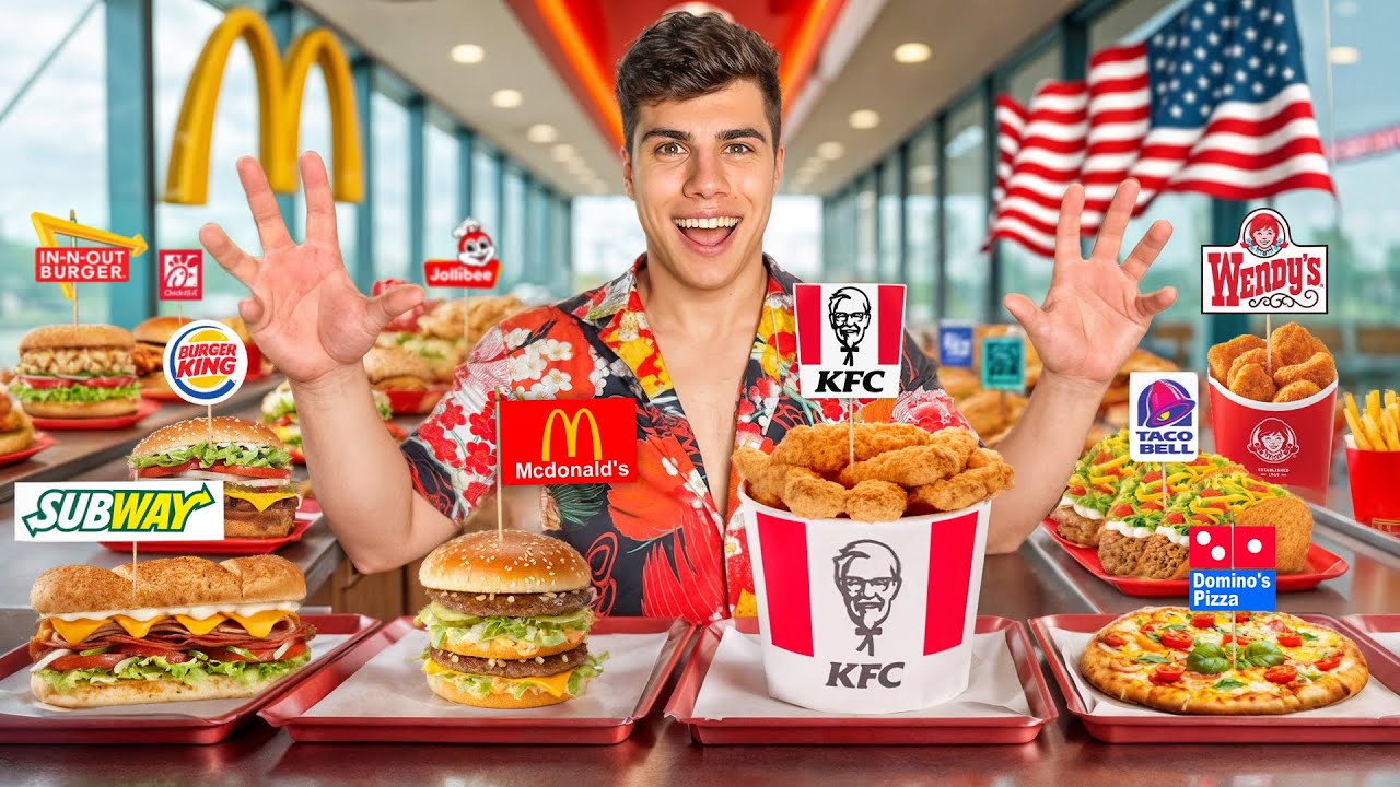 Я перепробовал все сети быстрого питания в Америке