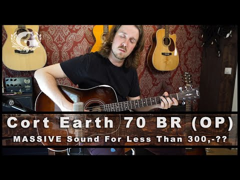 Акустическая гитара CORT EARTH 70 (Brown), видео 1