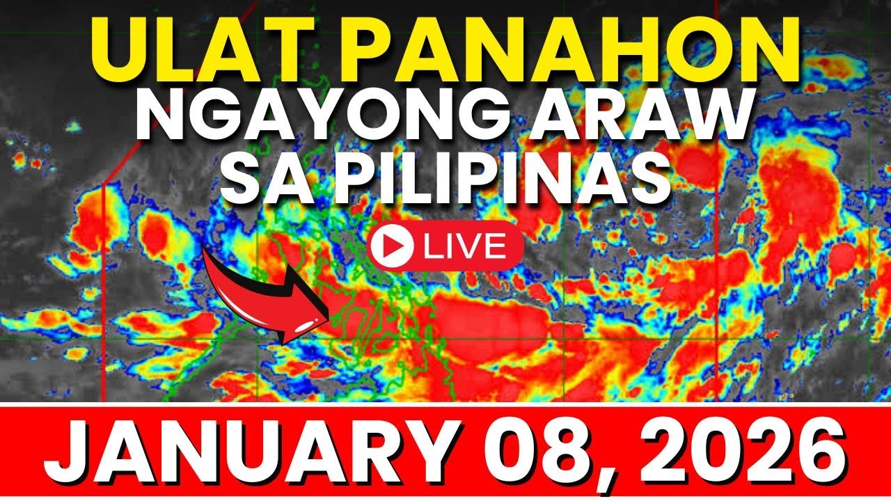 Ulat Panahon Ngayong Araw Sa Pilipinas January 08, 2026 | Pagasa Weather Update Today