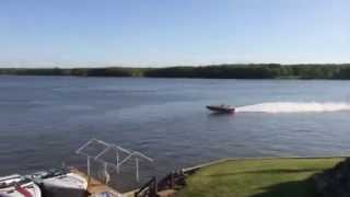 CHECKMATE 251 BOAT BUZZING THE TOWER