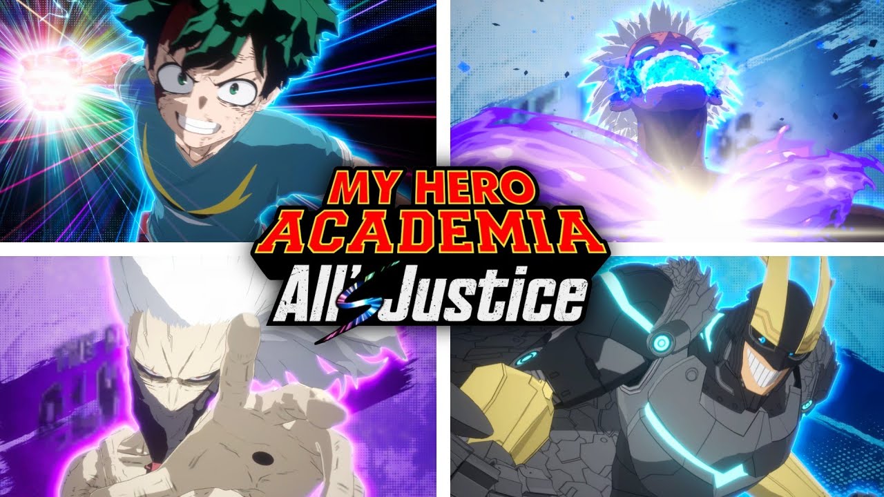 MY HERO ACADEMIA: All's Justice All Characters Ultimates + Uprising (4K 60FPS)