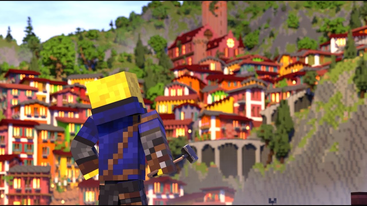 Recreating DOOM's Castle in Minecraft and Chilling - YouTube