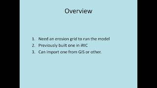 Meander Migration Modeling – JP iRIC Video Tutorial #7 Importing an erosion grid