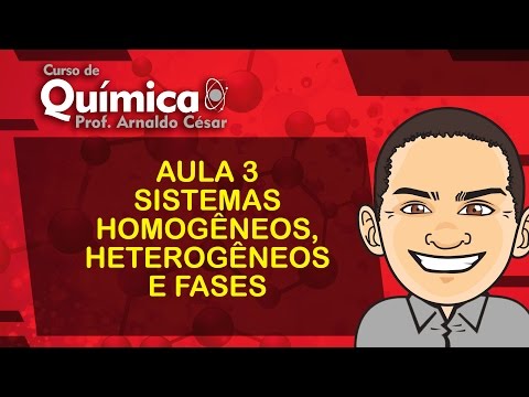 AULA 3 - SISTEMAS HOMOGÊNEOS , HETEROGÊNEOS E FASES