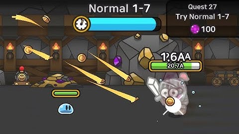 Legend of Slime: Idle RPG (by LoadComplete) - iOS iPhone Gameplay