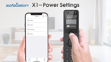 Sofabaton｜How to do power settings? ✨