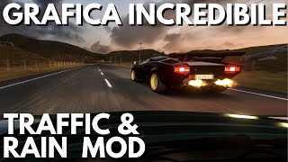 ASSETTO CORSA 4K 60FPS: TRAFFICO E PIOGGIA, FREE ROAMING! GRAFICA INCREDIBILE SUBARU WRX IMPREZA PC screenshot 3