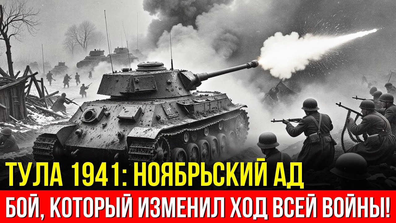 Танковый УЖАС под Тулой — Как рабочие остановили армию Гудериана!