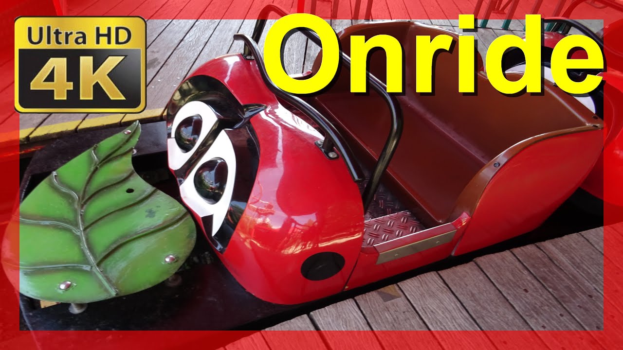 Coccinelle (Onride) Walibi Rhône Alpes La Coccinelle POV - Zierer Tivoli Coaster Achterbahn (4K)