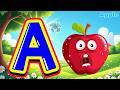 A for Apple 🍎 | A A Apple 🍏 | Easy ABC for Preschool Kids | Mini Shark 🦈
