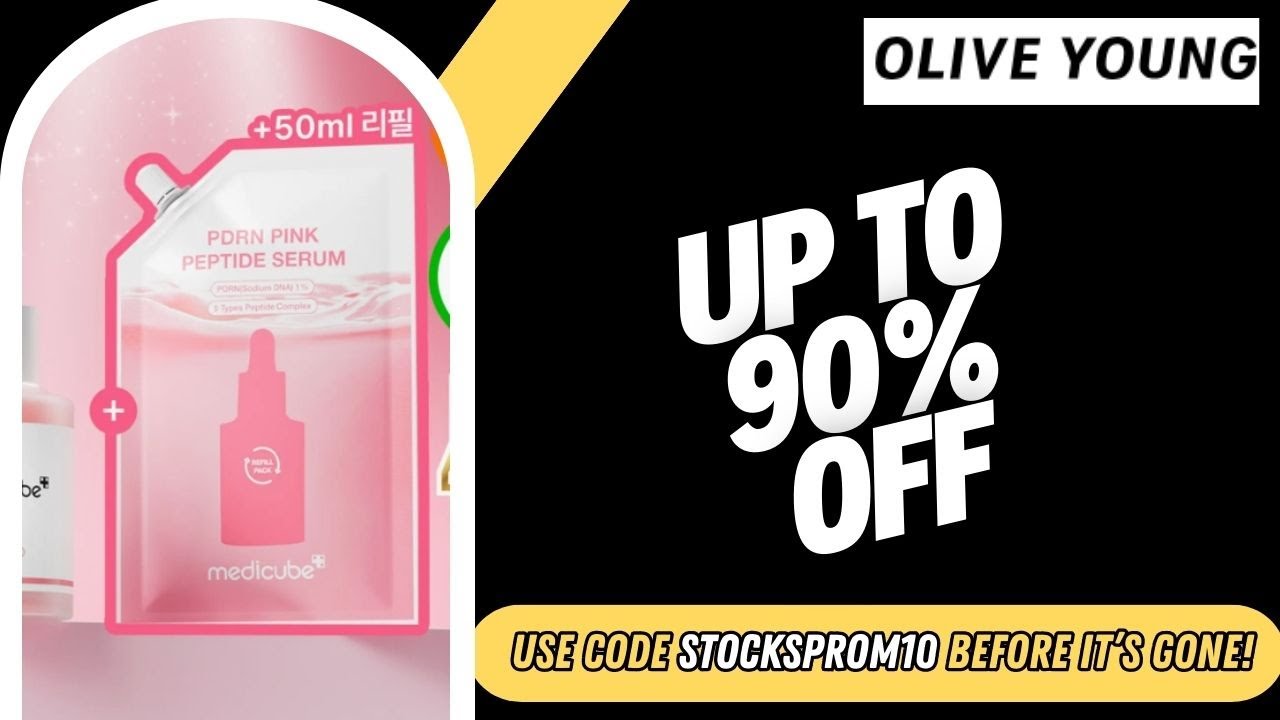 🔥 Olive Young Discount Code 2025 | Save 90% OFF with STOCKSPROM10 | Best Promo Deals & Coupons!