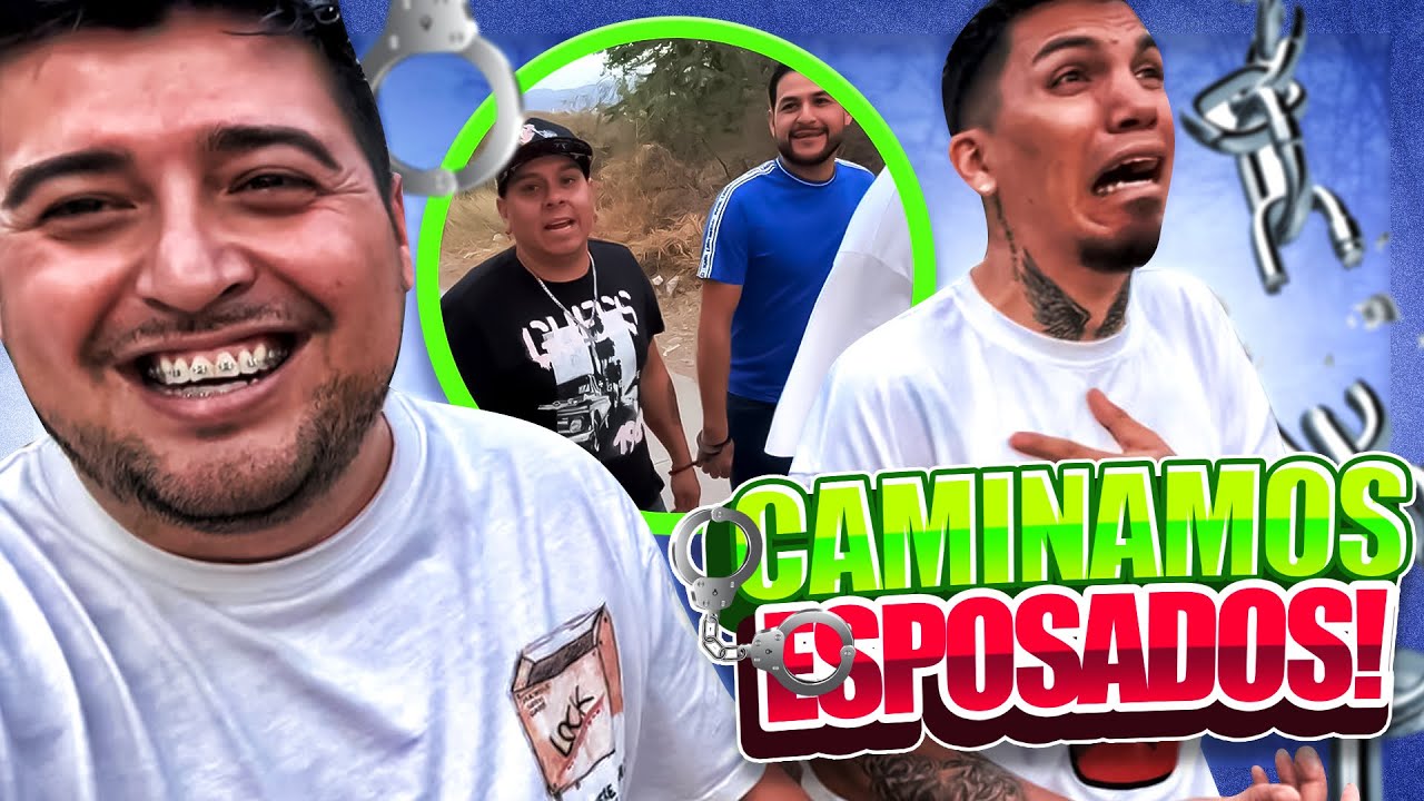 CAMINAMOS ESPOSADOS LOS 4 POR 6 HORAS // el POLI y el YOSI no AGUANTARON