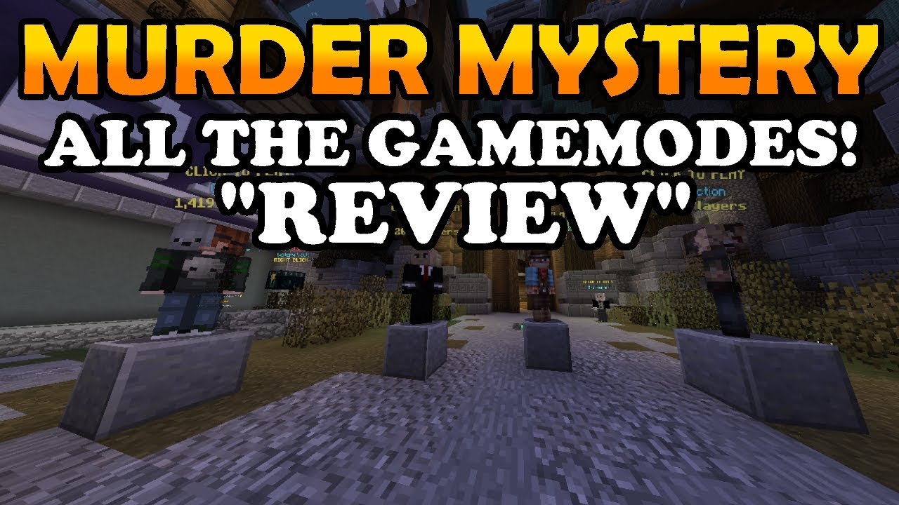ALL MURDER MYSTERY GAMEMODES (REVIEW) // Minecraft Murder Mystery
