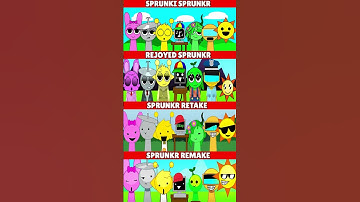 Incredibox Sprunki Sprunkr VS Rejoyed Sprunkr VS Sprunkr Retake VS Sprunkr Remake *MIX VERSION*