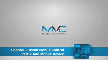 Sophos Mobile Control  - Configuration | Add Device | Apple Push Certifikate| Turtorial