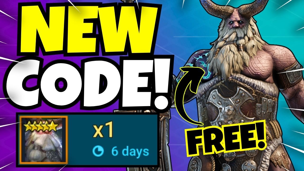 FREE VOID LEGO CODE - Turvold For NEW Accounts!!! [Raid: Shadow Legends]