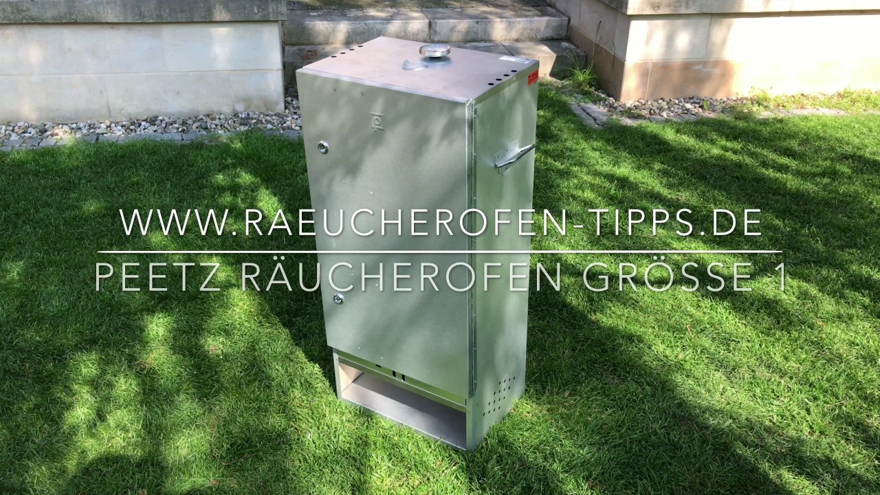 Peetz Peetz Räucherofen Größe 1 – Review & Erster Eindruck - YouTube