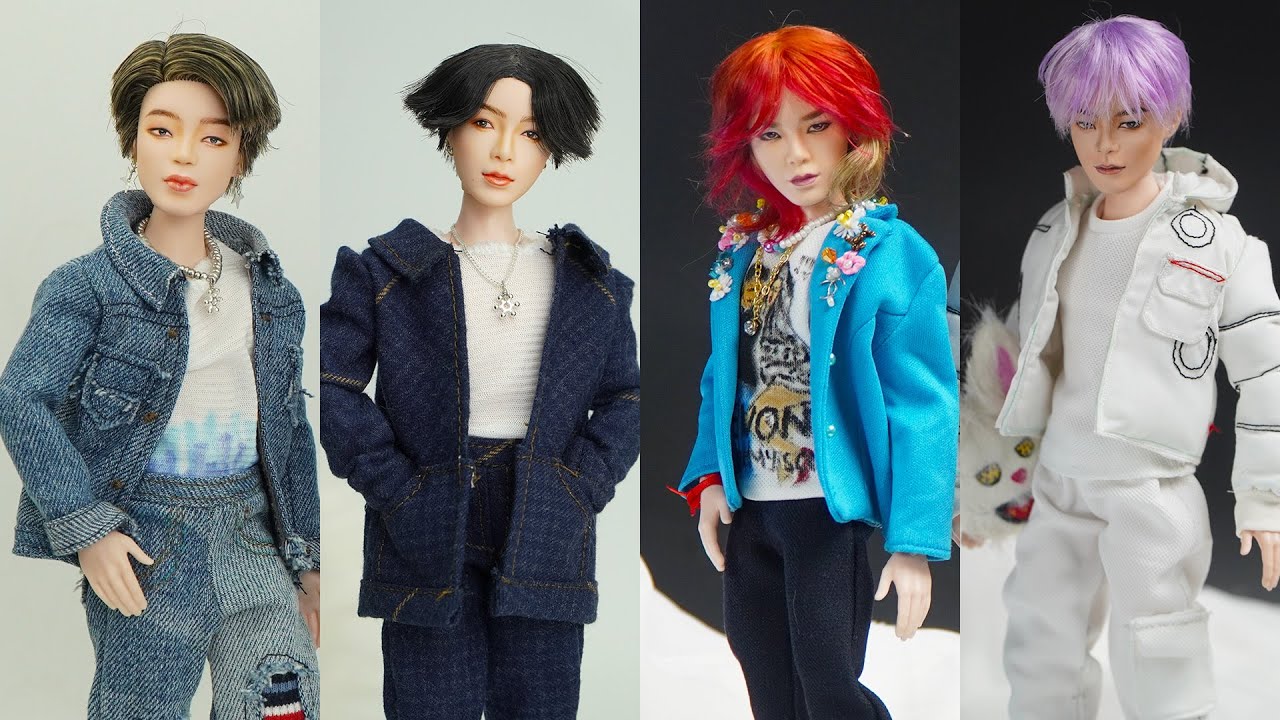 Doll Makeover Transformations ~ 20 DIY Miniature Ideas for Doll ~ BIG BANG, BTS