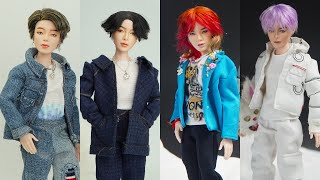 Doll Makeover Transformations ~ 20 DIY Miniature Ideas for Doll ~ BIG BANG, BTS