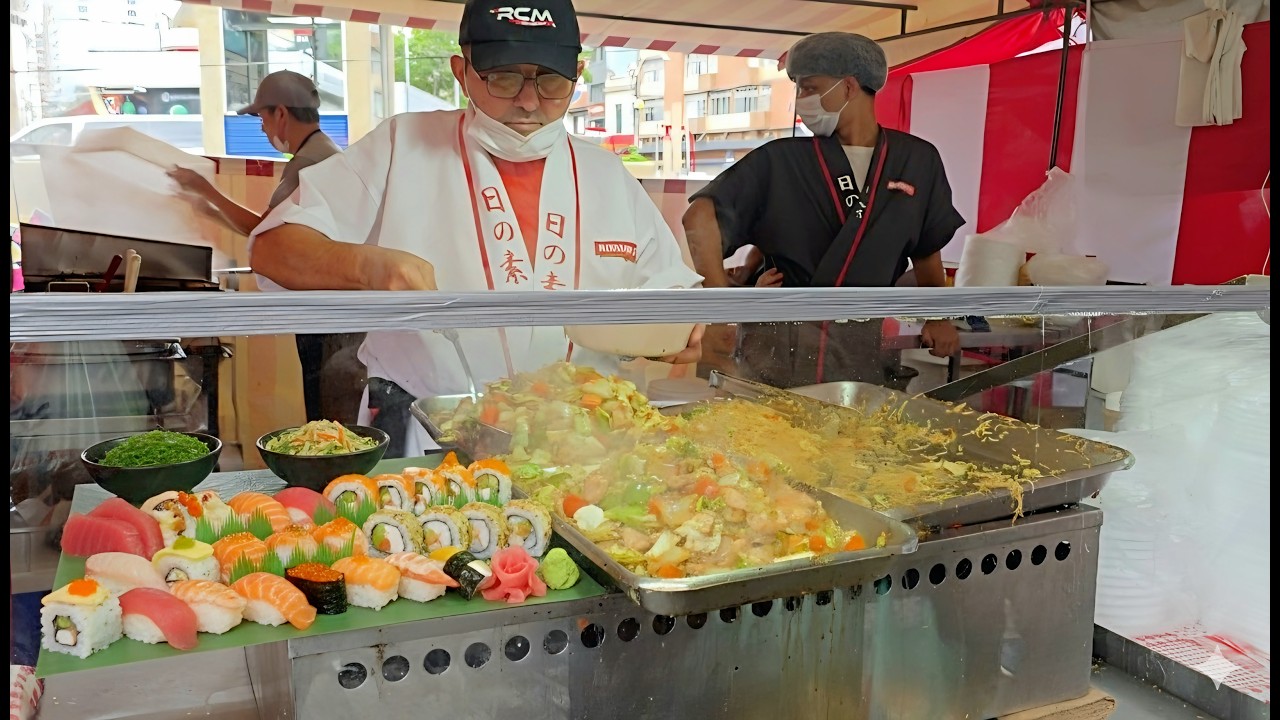 BAIANOS EXPERIMENTAM COMIDA DE RUA JAPONESA EM SÃO PAULO