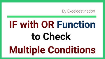 IF with OR Function to Check Multiple Conditions - Excel Formula