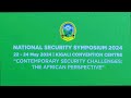 Min. Biruta: There are no miracle drugs to a given crisis or problem || National Security Symposium