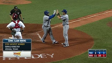 TEX@BOS: Fielder crushes a two-run homer to right