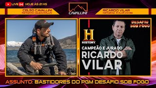 CavaLIVE - Bastidores do Desafio Sob Fogo com Ricardo Vilar #ForgeInFire #History