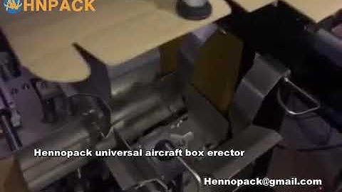 Hennopack universal aircraft box erector
