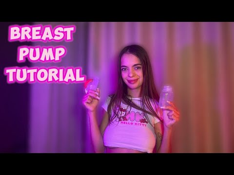 4K الرضاعة الطبيعية مع ميا نصائح وشرح استخدام مضخة الثدي اضخي بكل حب 