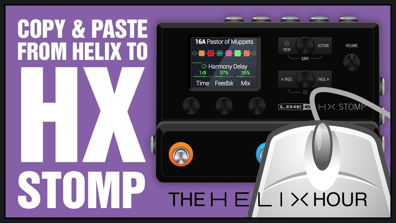 Simple Copy Paste From Line 6 Helix To HX Stomp