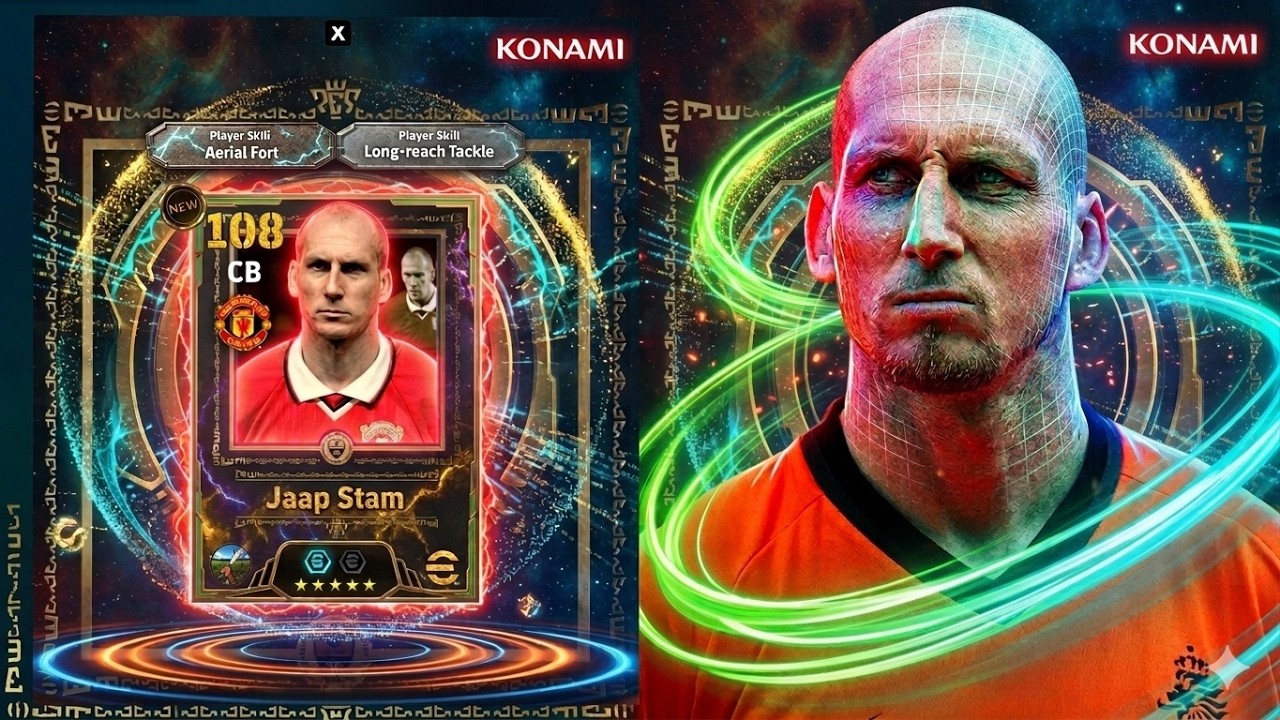 Vem aí o MELHOR ZAGUEIRO do eFootball 2026 Mobile: Jaap Stam! ⚽🔥