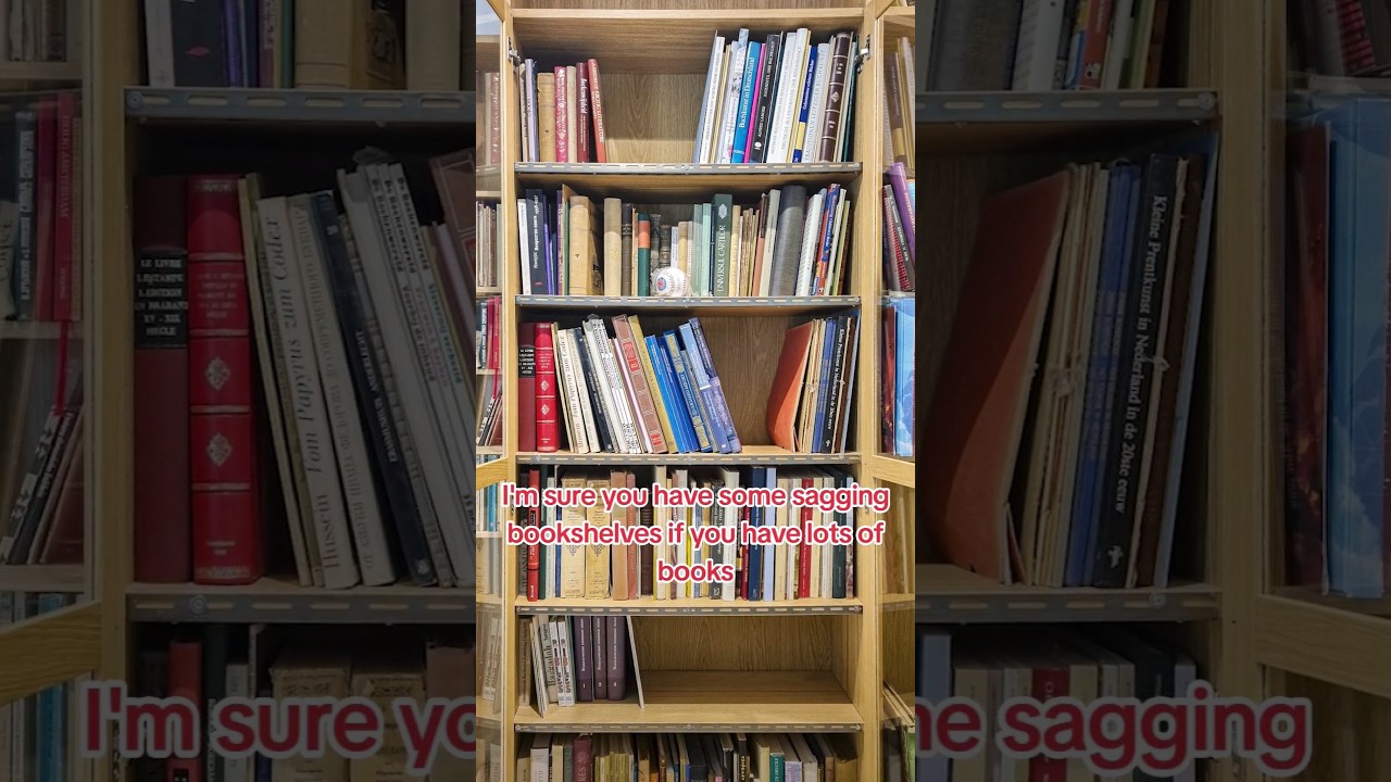 Here's how I solved the issue of sagging shelves