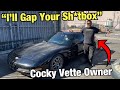 COCKY Supercharged Corvette Owner Calls Out My MCLAREN!!! (Bad Idea...)