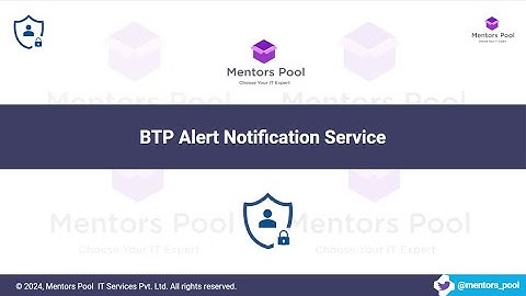 SAP BTP Alert Notification Service Tutorial 2025 | Real-Time Alerts on BTP | DevOps & Admin Training