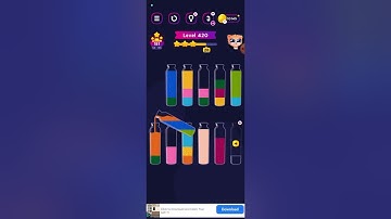 420  Level Get colour - Water sort puzzle game 2024