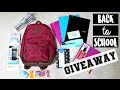 HUGE Back to School Supplies GIVEAWAY | Tasha Farsaci