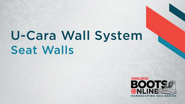 U-Cara Wall System - Seat Walls