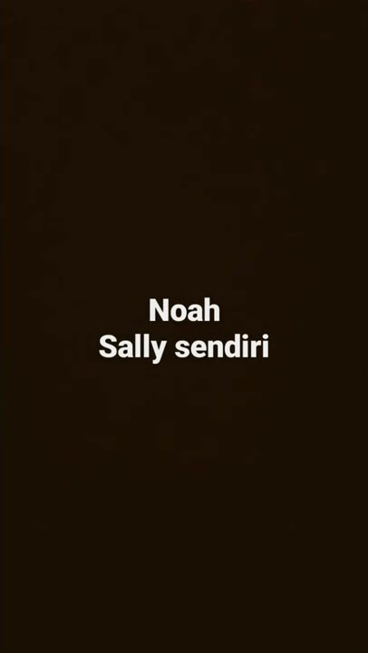 noah_sally sendiri